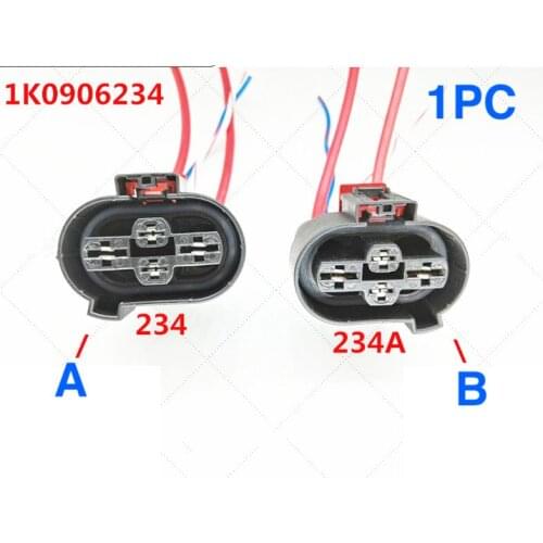 1PC for Volkswagen Sagitar Magotan Lavida Audi Golf electronic fan plug 1K0906234 connector cable