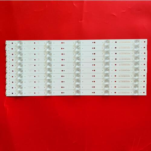 10PCS / 1 package Skyworth 49G6 light bar SW49D05-ZC14CG-03 5800-W49004-0P00 5800-W49004-0P00 0P10 backlight light bar 5 lamp