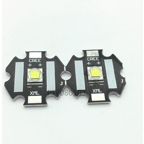 10pcs Cree XLamp XML U2 10W LED Emitter Natural White 4000k Color + 20mm Star Base PCB