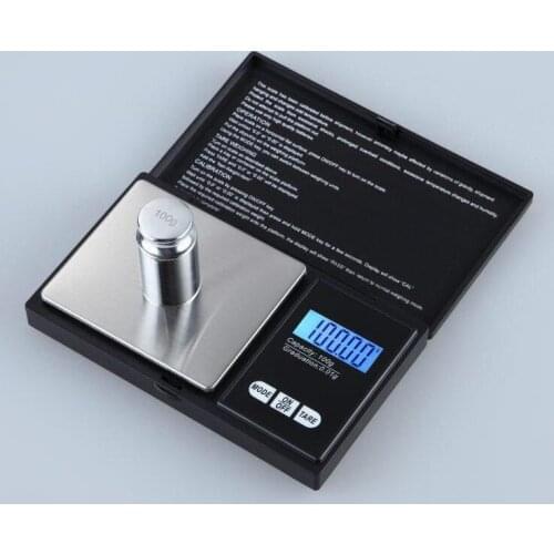 100pcs Mini Pocket Digital Scale 0.01 x 200g Silver Coin Gold Jewelry Weigh Balance LCD Electronic Digital Jewelry Scale#4308