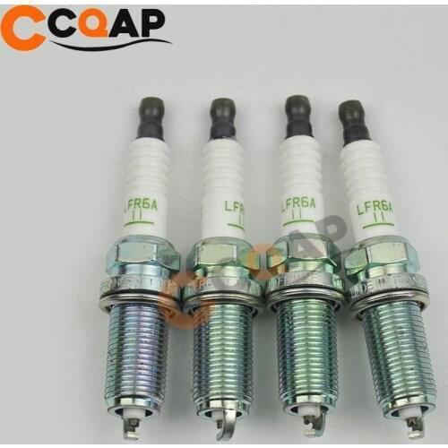 4-6PCS 22401-8H516 LFR6A11 3672 Spark Plug For Yamaha F115 F250 F225 F300 Nissan Almera Primera LF115 LF250 LF300 LFR6A-11