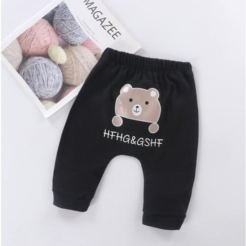 Baby Jogger Casual For Boy Lovely Bear Pants Toddler Trousers Baby Leggings Pantalones