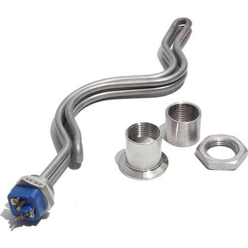 1 Inch BSP Electric Heating Element for Homebrew and Distilling Equipment 4.5/5.5/6.5KW Immersion Water Heater with Accessories