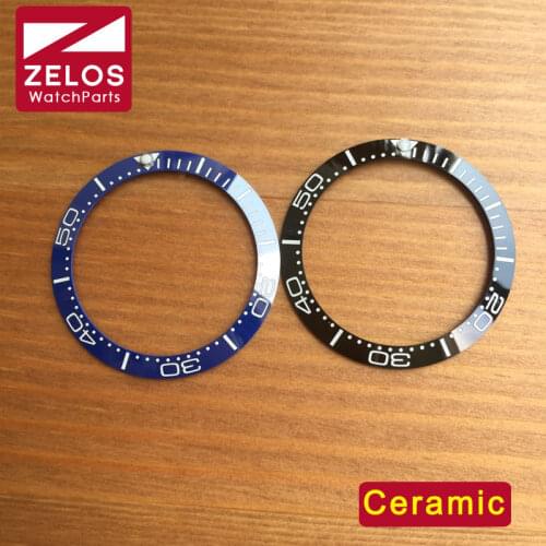 38mm high quality ceramic watch bezel inserts for OMG seamaster planet ocean 007 automatic watch parts 212.30.41.20.01.003 tools