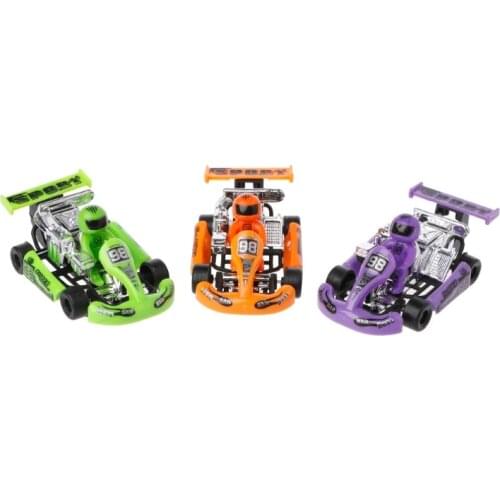 Alloy car model Go-Kart racing game sport vehicle plastic motor pull back toy