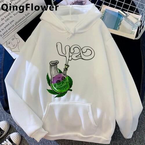 Bong Weed hoodies men plus size Oversized 2021 graphic men clothing hoody Korea y2k aesthetic