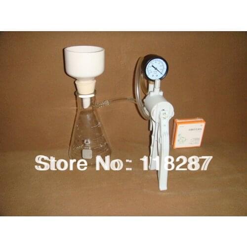 500 ml Filtration set(filtration flask+Buchener Funnel+Vacuum pump+filter paper)