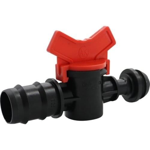 20.5mm PE hose barbed two-way plastic pipe fittings gardening water pipe water stop connector crane