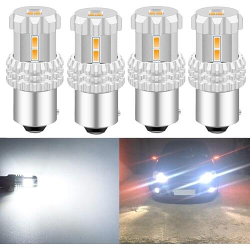 4x 1156 1157 7440 7443 P21W BA15S LED Car Backup Reserve Light for vw t6 golf 5 mk4 mk3 mk5 scirocco transporter t5 multivan cc