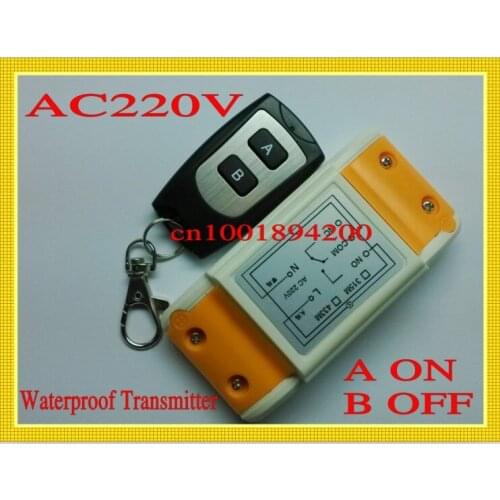 Access Control System Light Lamp LED Household Appliances Remote Control Switch Transmitter Receiver Momentary Toggle Latched