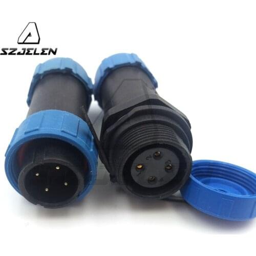 SP17 , 4pin Waterproof Connector, Inline cable Plug & Socket LED Power Connector