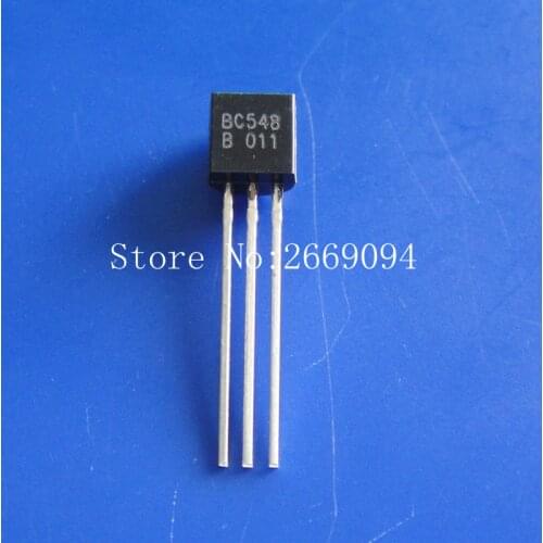 100PCS BC548 BC558 BC558B 50pcs + BC548B 50pcs NPN PNP Transistor TO-92 Triode Transistor