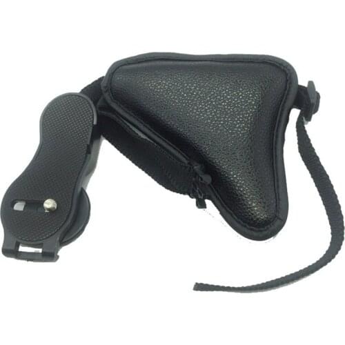 Universal soft leather tri angle camera wrist strap hand grip strap for All DSLR Camera 10pcs/lot