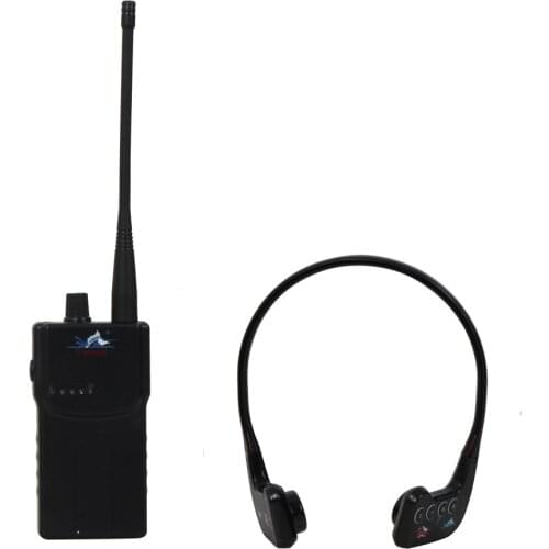 Bone Conduction Gadget Swimming Teaching Device with 1 WalkieTalkie Transmitter +5 Receivers+1 Microphone