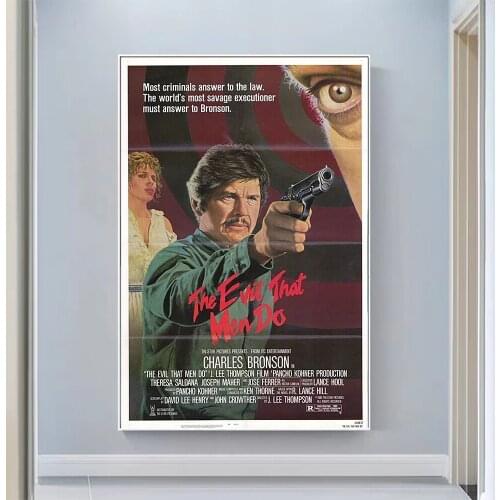 V0840 The Evil That Men Do (2) Vintage Classic Movie Wall Silk Cloth HD Poster Art Home Decoration Gift