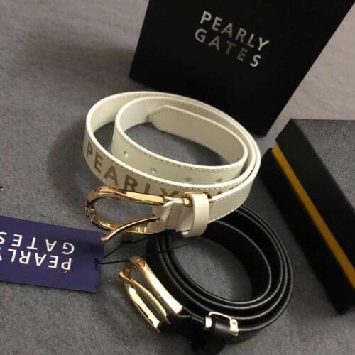 Pearly Gates Fashion Belt Women’s Golf Sports Leather Belt