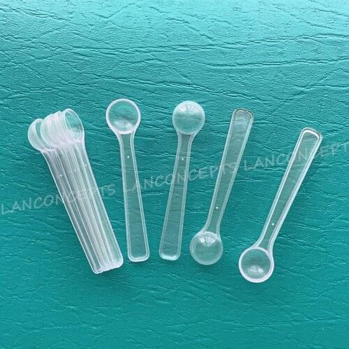 0.25g translucence Plastic Micro Scoop 0.5ML Measuring Spoon 0.25 gram Measure Spoons - 200pcs/lot Free shipping