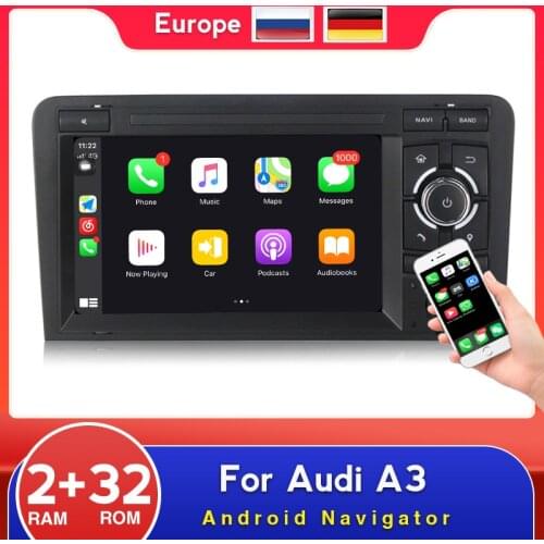 2GB RAM 32GB ROM Android quad core For Audi A3 8P S3 2003-2012 RS3 Sportback car radio multimedia video player wifi bluetooth