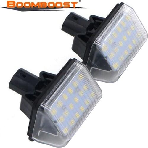 2pcs Car LED Number License Plate Light Auto Parts Accessories Car Styling 18LED for Mazda CX-7/Speed 6/CX-5/Station Wagon