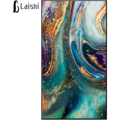 Abstract large-size decorative painting Full circle diamond painting handmade diamond embroidery mosaic art kit home decoration