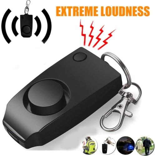 Self Defense Alarm 130dB Girl Women Security Protect Alert wolf Personal Safety Scream anti rape Loud Keychain Emergency Alarm