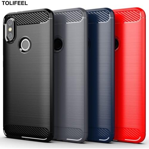 Carbon Fiber Case For Xiaomi Mi A3 A2 Lite A1 Mi 5X 6X Soft Silicone Shockproof Phone Back Cover For Mi Play Mi 6 Mix 2 2S Funda