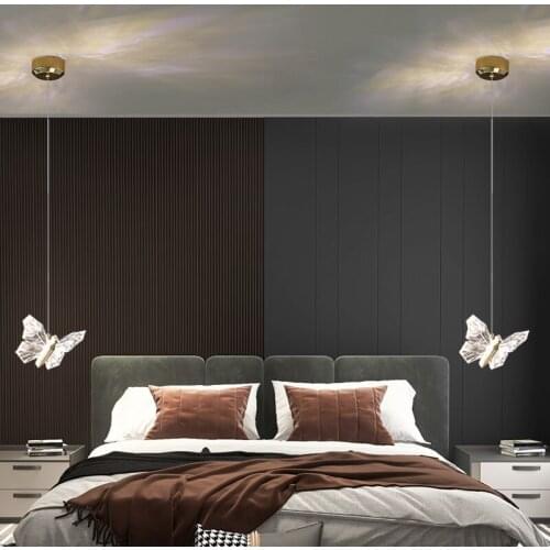 Decoration Butterfly Bedside Tables For the bedroom Modern Decor Pendant Lights For Dining Room For Ladder Lighting For Stairs