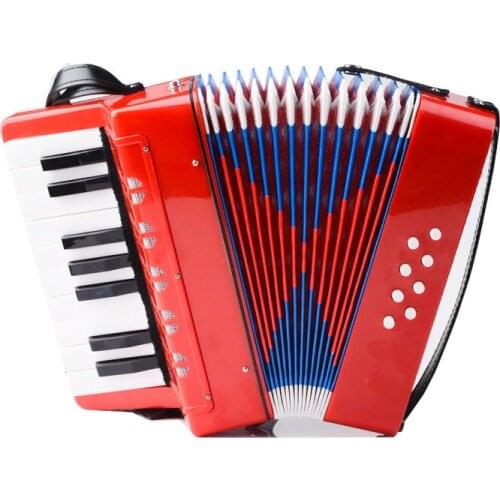 Kids Accordion 17 Keys Keyboard Educational Enlightenment for Children Kids Funny Toys Musical Instruments Gift AC03