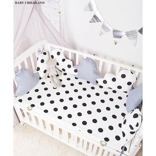 Baby Beding Set Infant Baby Crib Bumper Around Cushion Cot Protector Line Baby Bed Fence Cushion Pillows Newborn Baby Room Decor
