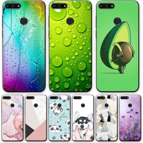 For Honor 7A Pro Case Avocado Cute Case For Honor 7A Pro Soft Protective Case on 7A Pro Phone Back Cover For Huawei Honor 7A Pro