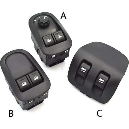 Electric Window Glass Lifter Control Switch for Peugeot 206/207 Citroen C2 door window glass Master switch