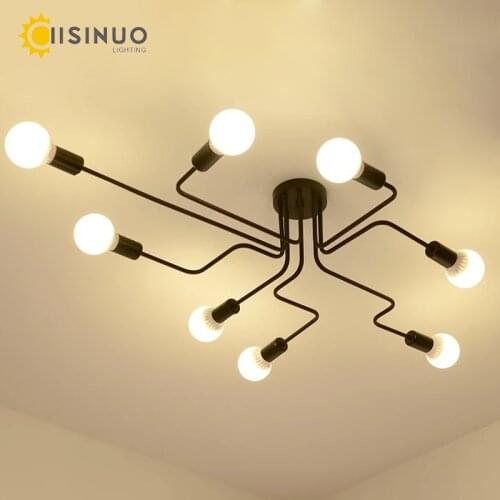 IISINUO Loft Style Chandeliers
