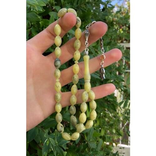 Islamic Tasbih Muslim Rosary Beads 33 Prayer Rosary For Men Bracelet For Men Accessory amber oltu amber stone Handmade Turkey