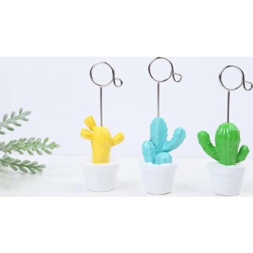 1pcs 53071 Qingweifang Stationery Wholesale TR-BD30097 Cactus Resin Board Leave Message Folder