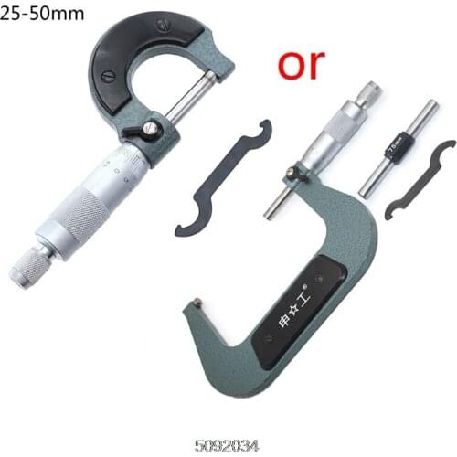 Micrometer 25-50/50-75/75-100mm Metric Carbide Gauge Standards Caliper Dropshipping