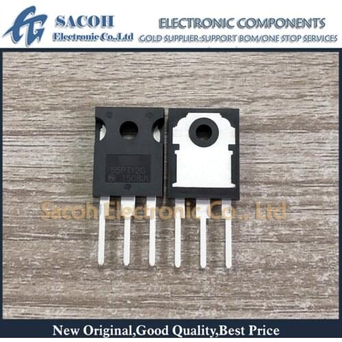 Free Shipping 10Pcs 55PT12C 55PT12G 55PT12 55PT12C1 55PT16BI TO-247 55A 1200V High Voltage SCRs