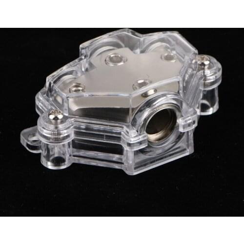 Car Vehicle Power/Ground Cable Splitter Distribution Block 1 (10mm) In 3( 6mm, 9mm, 6mm) Out