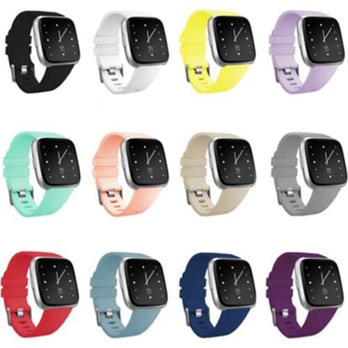 Accessories Sport Strap For Fitbit Versa 2 Band Soft Silicone Wrist Wristband Replacement Watch Strap For Fitbit Versa/Versa 2