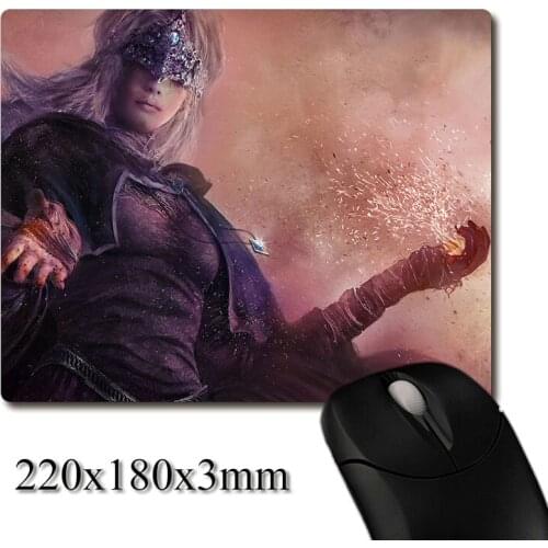 Classic The Fire Keeper of DS3 CG printed Heavy weaving anti-slip rubber office mouse pad Coaster Party favor gifts 220x180x3mm