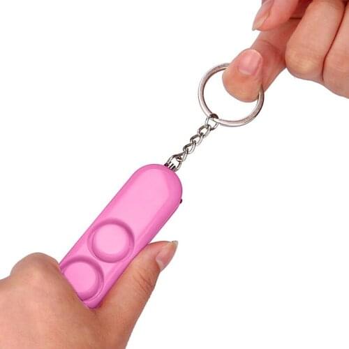 Anti-rape Device Double Horn Alarm 120dB Loud Alert Attack Panic Safety Personal Security Keychain EM88