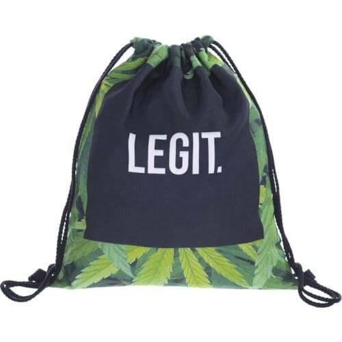 Waterproof String Backpack for Gym Workout Outdoor Running Travel Cartoon School Eco Friendly Shopping Bag