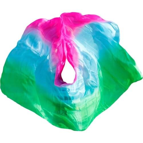 2019 100% silk belly dance veils high quality cheap dance veils womens sexy veilwholesale Size and color can be customized