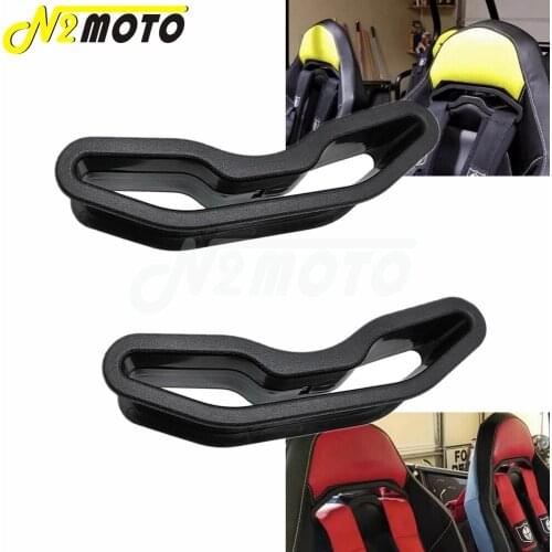 2PCS Black Harness seat Pass-Through Safety Belt Frame Bezel For Polaris RZR XP1000 Turbo 900 S XC General UTV 2014-up 2018 2019
