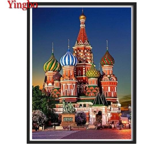 5D Diy Diamond Painting St. Petersburg Mosaic Picture Inlaid Diamond Embroidery Scenery Cross Stitch Acquisition Gift Design