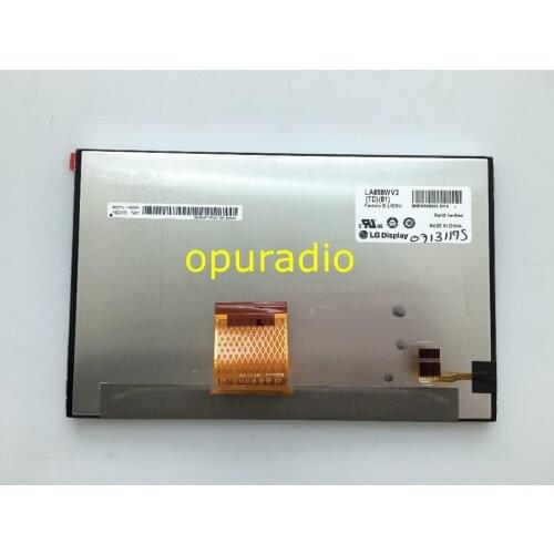 Brand new 8inch LCD LA080WV2-TD01 LA080WV2-TD02 screen panel for Toyota Highlander (2014-2015) RAV4 Map radio