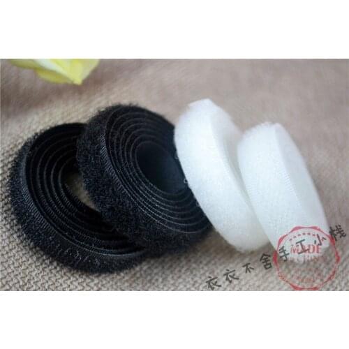 Free shipping! 5/8"(16mm) white Sew-On Adhesive Fastener Tape Hook & Loop Tape For DIY, 27 Yards/set, for wholesales and retail