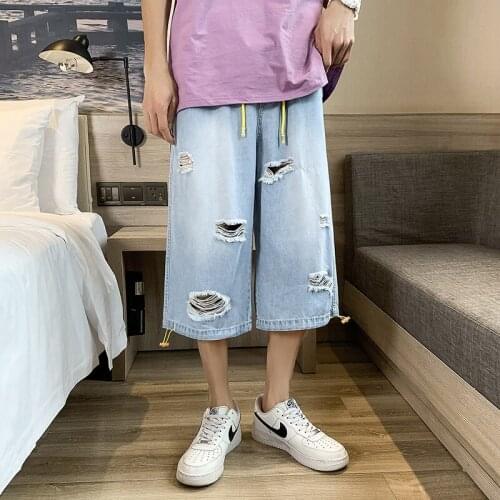 Мужские летние джинсы BLEASENDY China At AliExpress