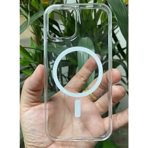 For iPhone 12 Mini 11 Pro Max SE2020 XR XS X 8 Magsafe Case Magnetic Clear Macsafe For Samsung S21 Plus S21Ultra Huawei P40 Pro