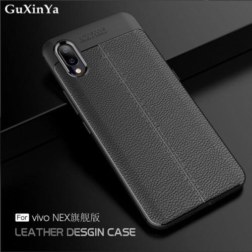 For Vivo BBK Vivo NEX Cases For Vivo NEX S Phone Cover Luxury Leather ShockProof TPU Protective Case For Vivo NEX S Fundas