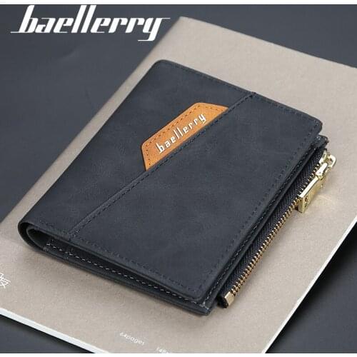 Mens Leather Wallet Credit Card Holder Clutch Coin Purse Luxury Brand Wallet Frosted Short Wallets 2020 Men Wallet Coin Pocket